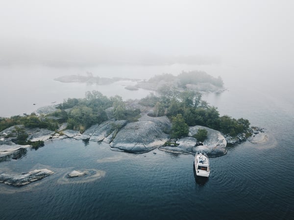 Liten ö i skärgården 