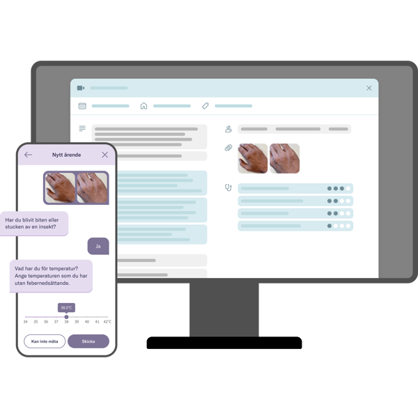 Digital care platform from the perspective of the patient and care practitioner